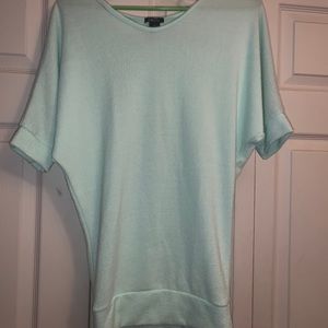 Mint green half sleeved blouse!